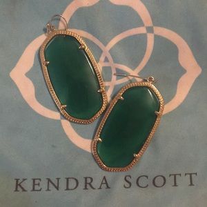 Kendra Scott Green Danielle earrings